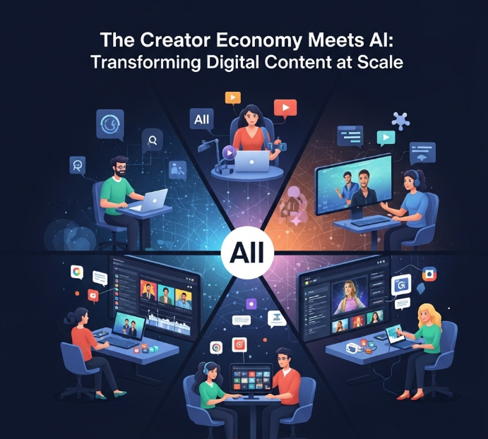 The Creator Economy Meets AI: Transforming Digital Content at Scale